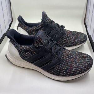 Adidas UltraBoost 4.0 Black Multicolor NEW mens 7.5